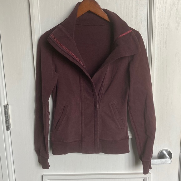 lululemon athletica Burgundy Jacket - Picture 2 of 4